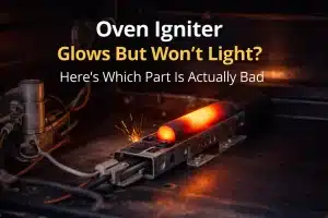 oven lgniter glows but wont lig