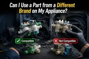 can i use part from different br