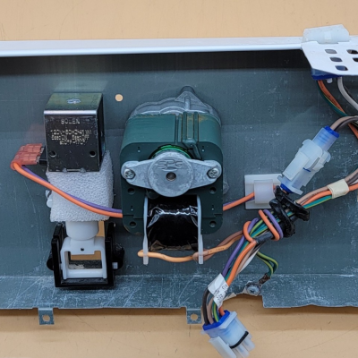 Genuine Refrigerator GE Auger Motor & Solenoid Part#203C3246G001 200D1064P025