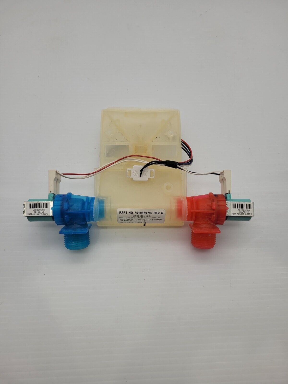 Genuine-Kenmore-Washer-water-valve-Part-W10869799-WPL-W11210459-404102268161 Genuine Kenmore Washer water valve Part W10869799 WPL W11210459 404102268161