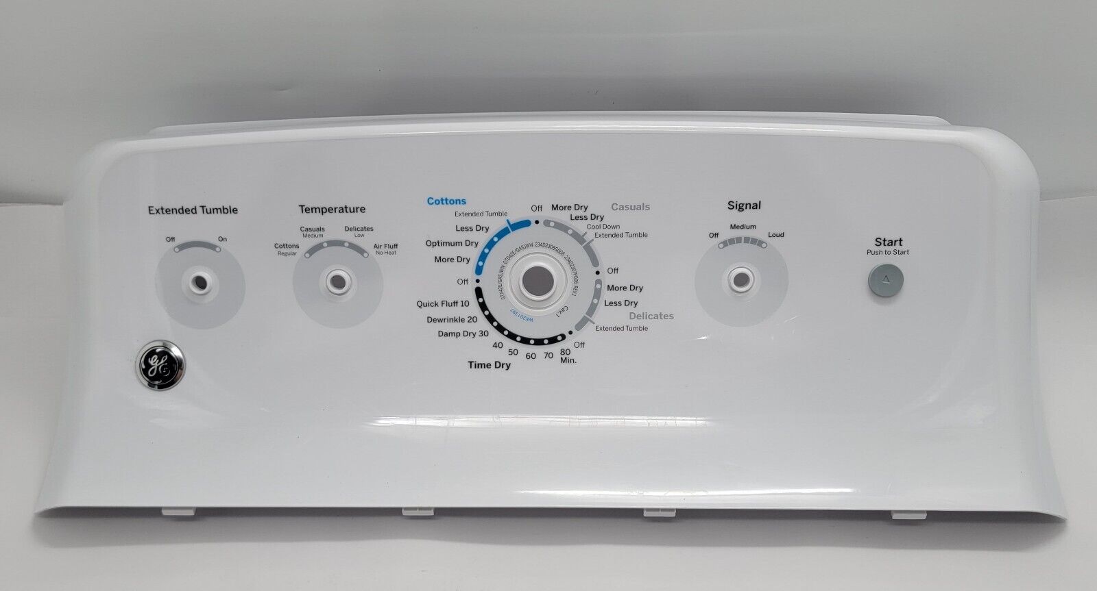 Genuine-Dryer-GE-Control-Panel-Part234D2207P001-WE03X24547-405160670724 Genuine Dryer GE Control Panel Part234D2207P001 WE03X24547 405160670724