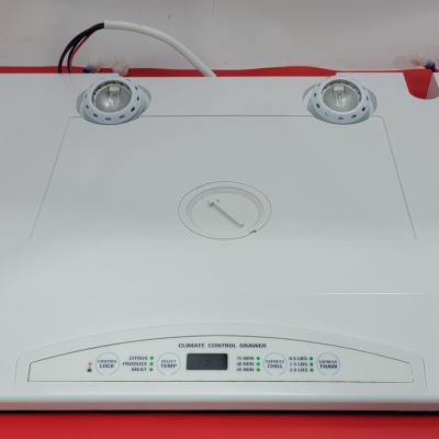 Genuine Refrigerator GE Climate Control Drawer Panel Part#WR60X10086