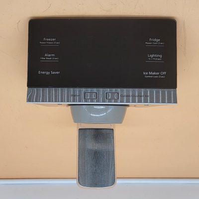 Genuine Refrigerator Kitchen Aid Dispenser Panel Part#DA97-13809F DA66-00720A